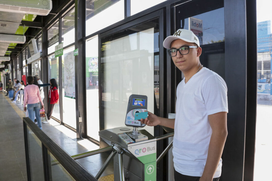 Da inicio el pago con tarjeta bancaria en todas las rutas troncales de Qrobus