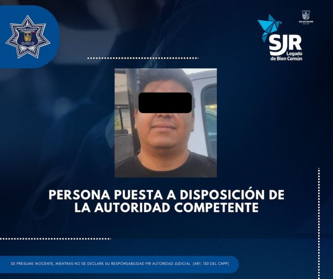 Detienen en San Juan del Río a persona por presunta posesión de narcóticos