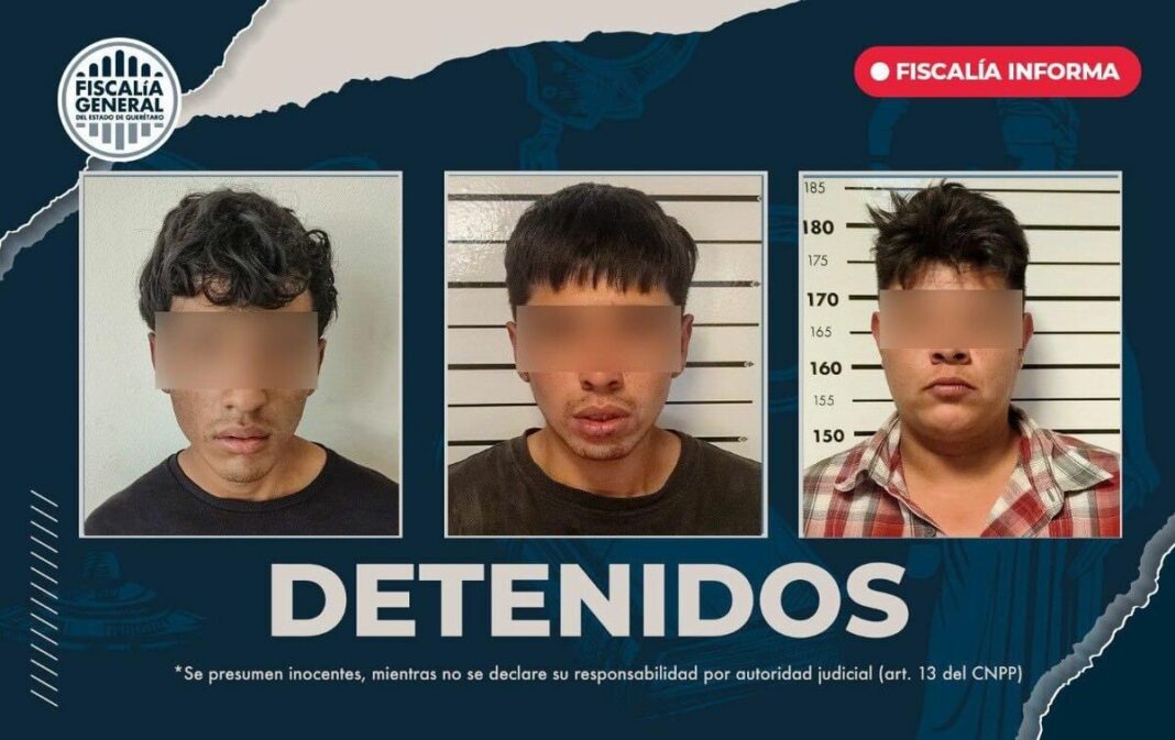 Fiscalía detiene a tres sujetos por robo violento en San Gil