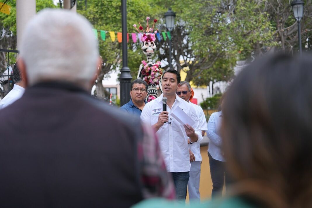 Entrega Felifer Macías primera etapa de la Regeneración Urbana Integral de Santa Rosa Jáuregui