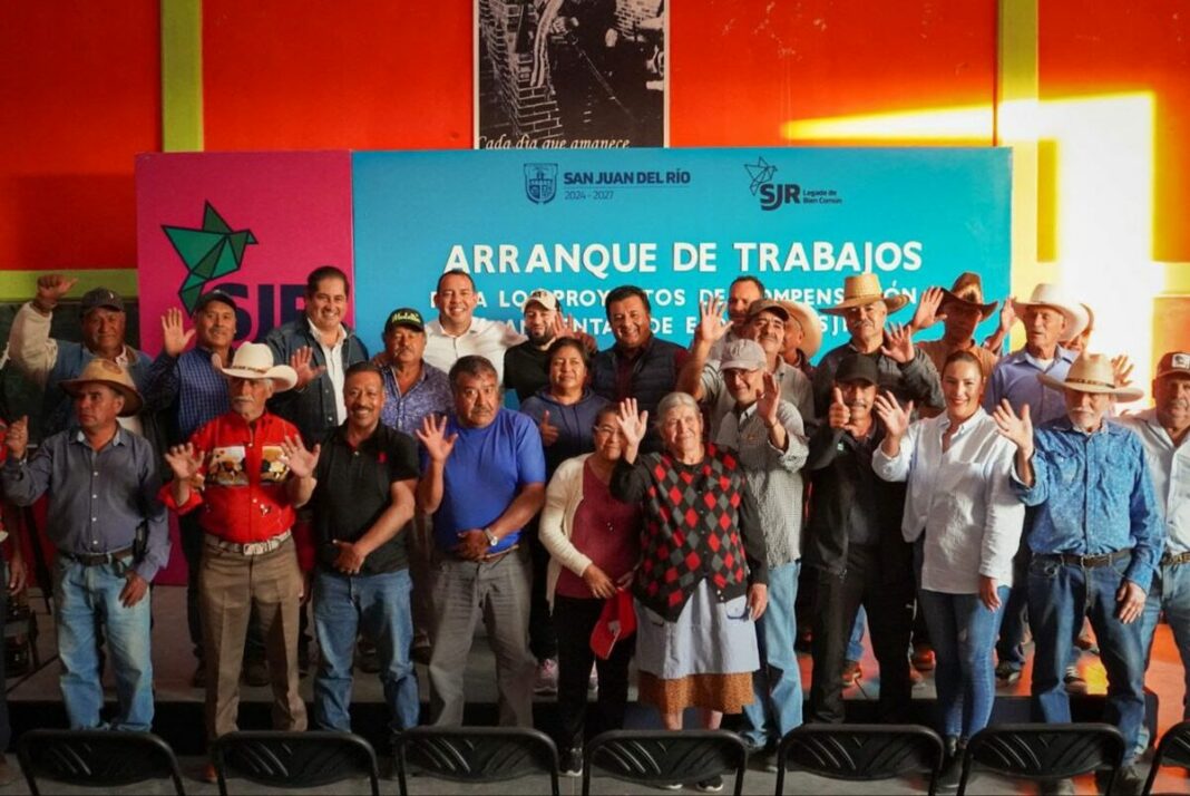 Roberto Cabrera encabeza arranque de trabajos para proyectos de compensación ambiental en Ejidos