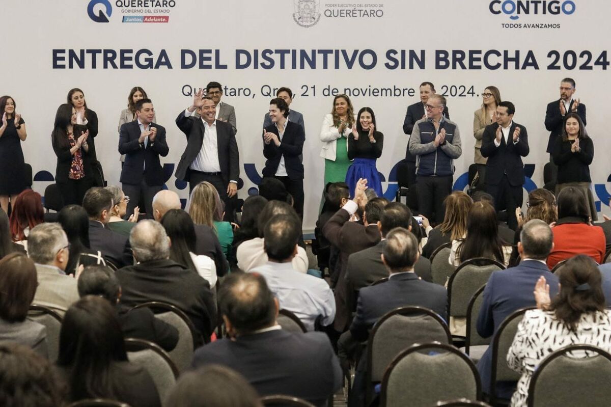 San Juan del Río recibe el “Distintivo Sin Brecha 2024” por promover la equidad de género