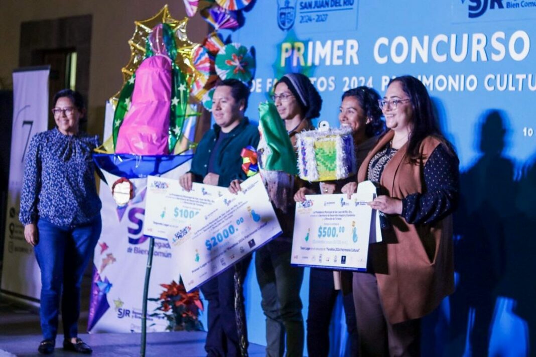 Premian a los tres primeros lugares del “Concurso Farolitos 2024 Patrimonio Cultural”