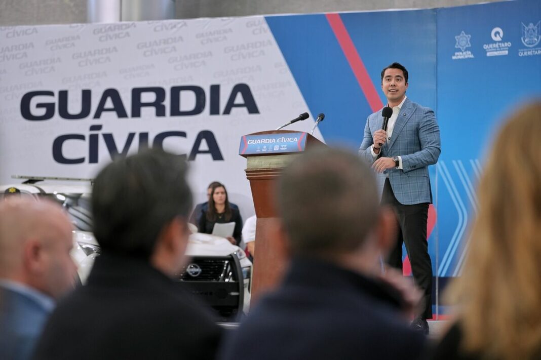 Felifer Macías presenta la Guardia Cívica para reforzar la seguridad en Querétaro