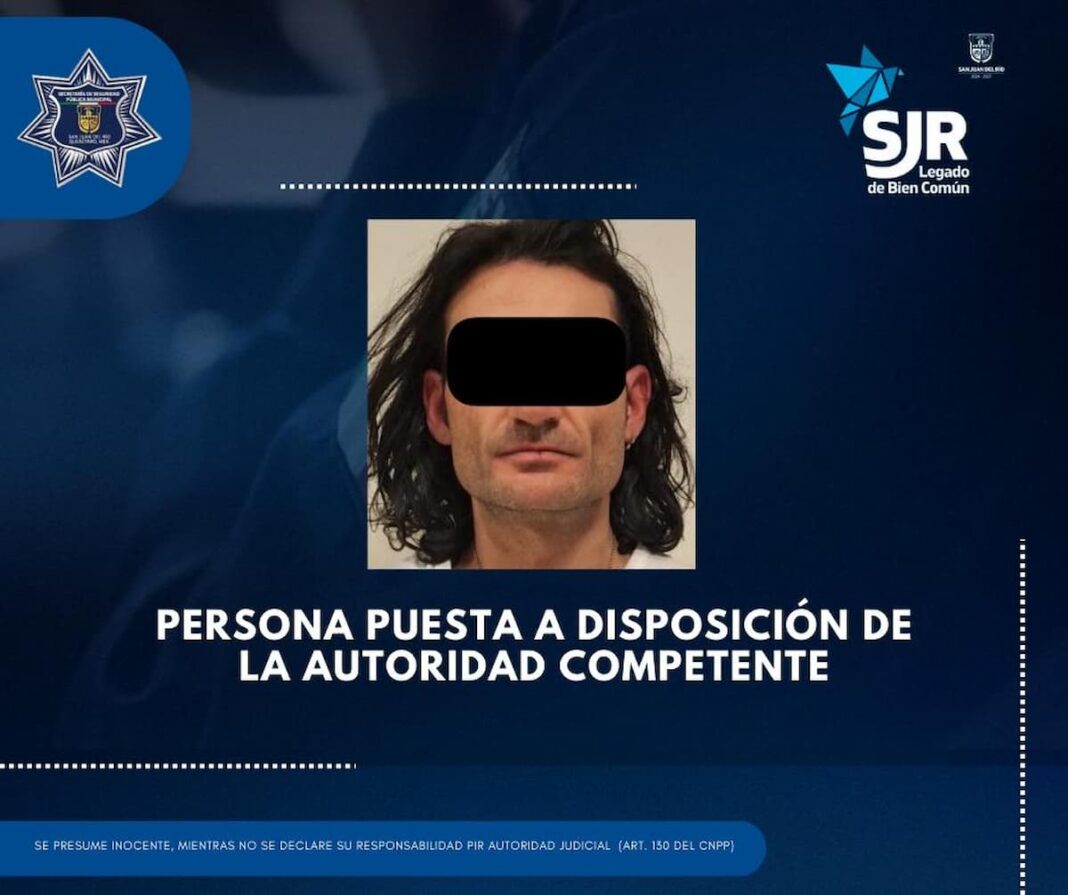 Policía Municipal detiene a persona por robar productos de higiene personal en San Juan del Río