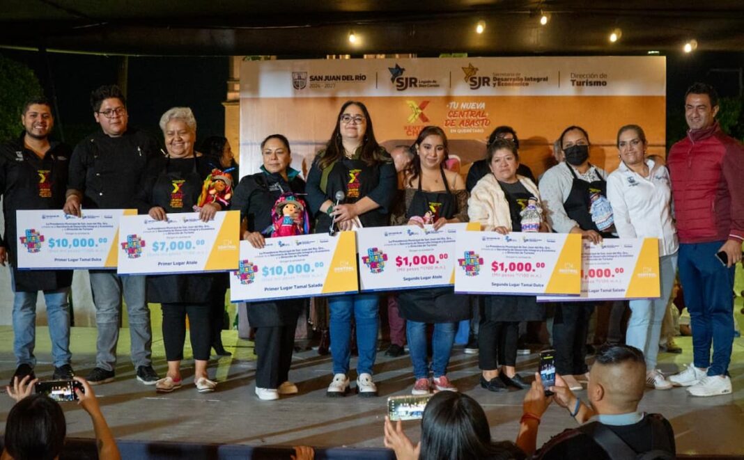 Premian a los mejores tamales y atoles durante Concurso Nacional en San Juan del Río