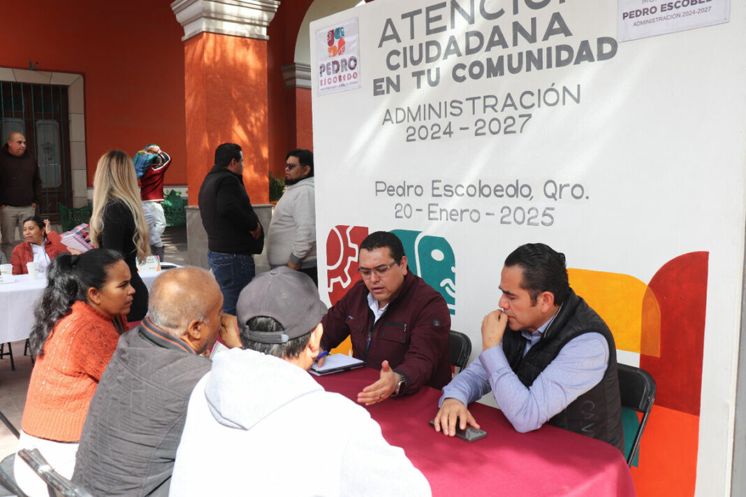 Realizan segunda Jornada de Atención Ciudadana 2025 en Pedro Escobedo