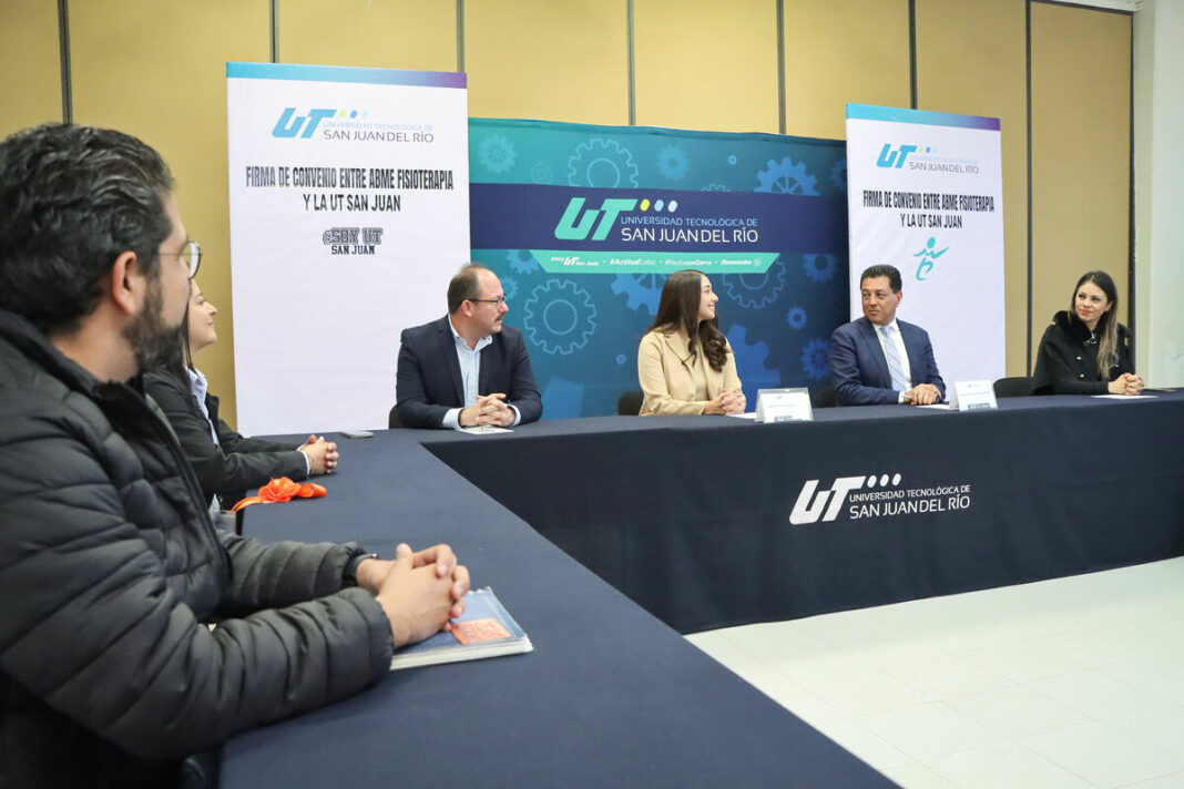 UTSJR realiza firma de convenio con ABME Fisioterapia