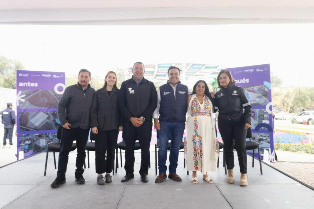 SEJUVE realiza entrega de parque rehabilitado en Villas Fundadores, SJR