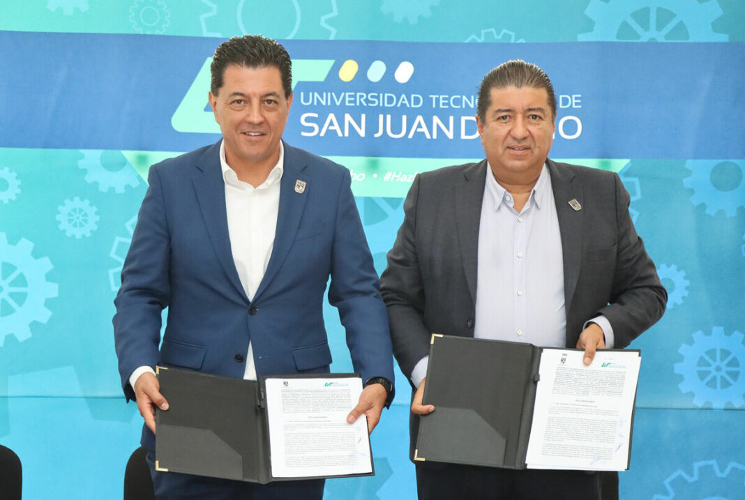 UT San Juan e Ingenieros Civiles de Querétaro acuerdan trabajo conjunto