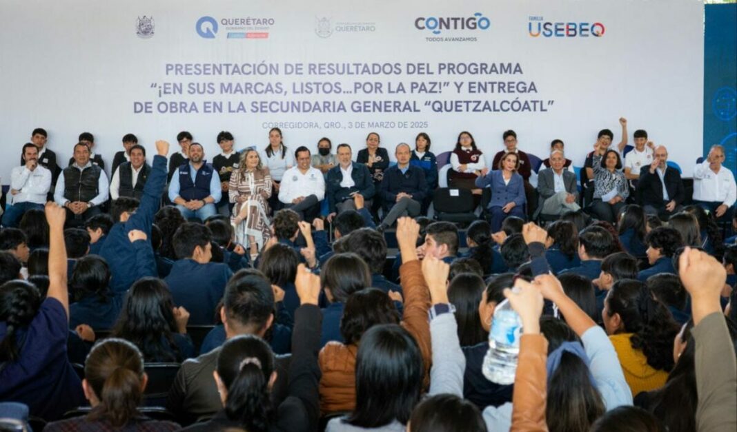 Asiste presidete Roberto Cabrera a la presentación de resultados del Programa “¡En sus Marcas, Listos por la Paz!”